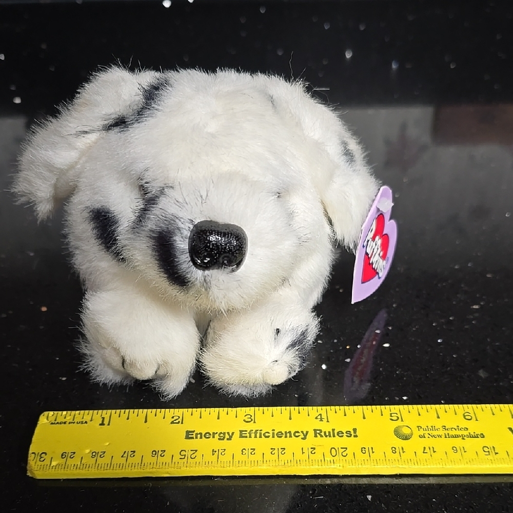 Vintage. Collectible. Swibco Puffkins-Cinder The Dalmation. DOB 6/30/97